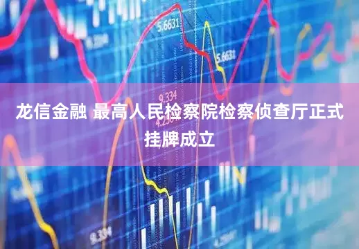 龙信金融 最高人民检察院检察侦查厅正式挂牌成立